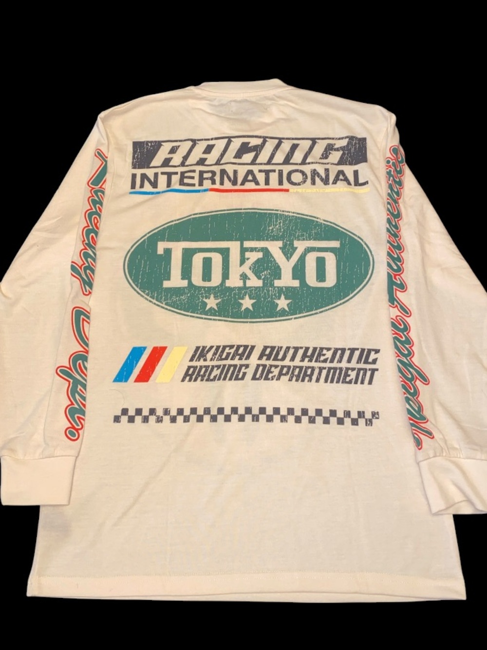 🆕 Japanese Racing Ikagai Graphic L/S New Tee Medium NWT Tokyo International